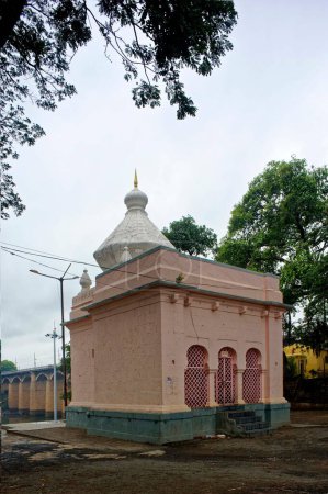 Temple Krishnamai sur la rivière Krishna, sangli, Maharashtra, Inde, Asie
