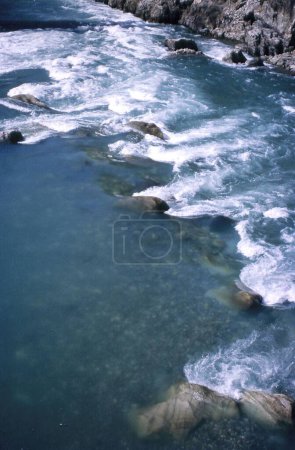 Photo for Aerial view of river, India - Royalty Free Image