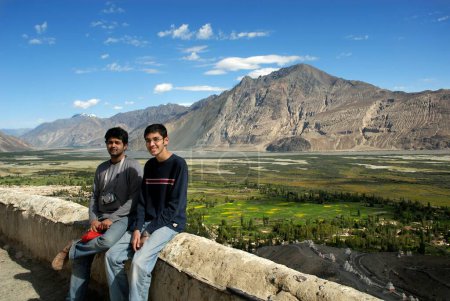 Photo for View of Nubra valley at Ladakh ; Jammu & Kashmir ; India - Royalty Free Image