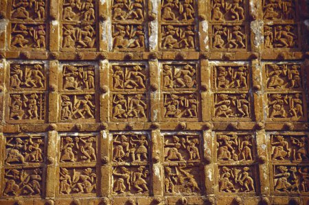 Foto de Templo de Bishnupur, Terracota, Bengala Occidental, India - Imagen libre de derechos