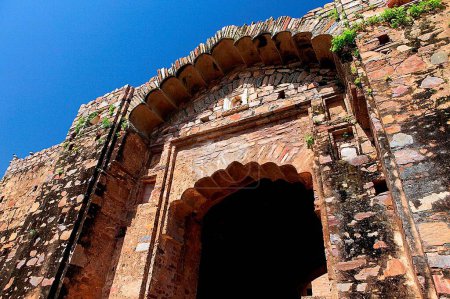 Fortaleza en ruinas, Bhangarh, Rajastán, India