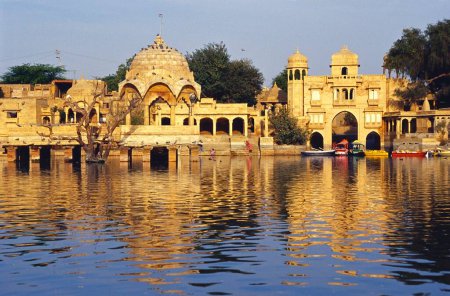 Photo for Gadsisar lake , Jaisalmer , Rajasthan , India - Royalty Free Image