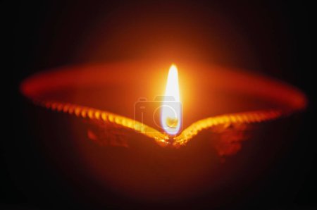 Öllampen Flammen, Diwali deepawali Festival, Indien
