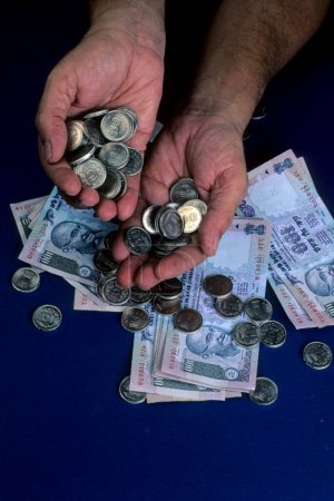 Konzeptgeld; Münzen in indischer Währung