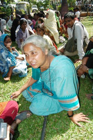 Téléchargez les photos : Medha Patkar fondatrice de Narmada Bachao Andolan et de l'Alliance nationale des mouvements populaires - en image libre de droit