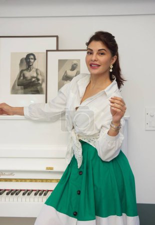 Photo for Jacqueline Fernandez, Actress in studio - Royalty Free Image