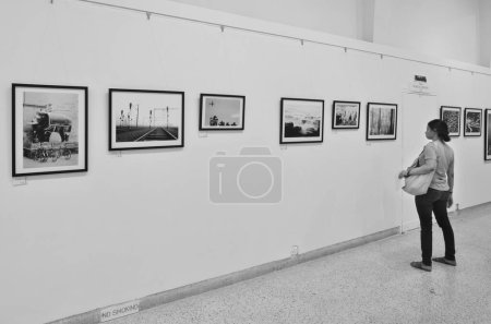 Foto de Jagdish Agarwal exposición de fotografía, Jehangir Art Gallery, Mumbai, Maharashtra, India, Asia - Imagen libre de derechos