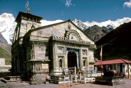 Foto de Templo de Kedarnath; Garhwal; Uttar Kashi; Uttaranchal; India - Imagen libre de derechos