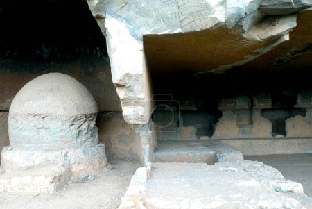 Photo for Stupa in Tanhale caves view ; Maharashtra ; India - Royalty Free Image