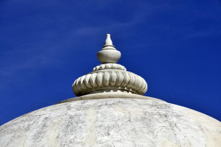 dome adinatha jain temple in ranakpur at rajasthan india Asia