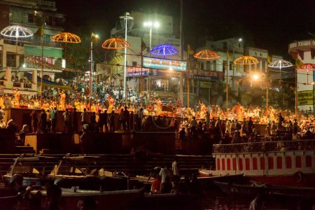 Photo for Rajendraprasad ghat at varanasi, uttar pradesh, india, asia - Royalty Free Image