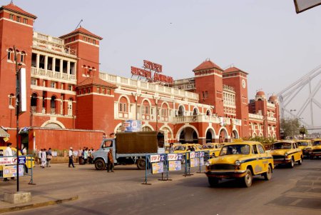 Photo for View of Howrah Terminal railway station ; Calcutta ; West Bengal ; India - Royalty Free Image