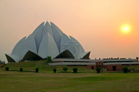 Téléchargez les photos : Temple Bahai Lotus, New Delhi, Inde - en image libre de droit