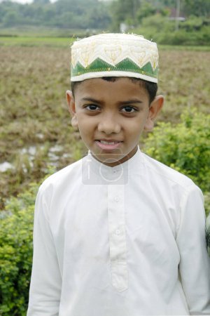Foto de Estudiantes de Madrasasa, escuela musulmana, Kerala, India - Imagen libre de derechos