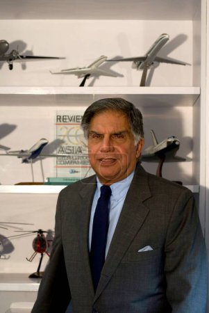 Photo for Ratan Tata chairman and managing director of Tata Sons ; Bombay Mumbai ; Maharashtra ; India - Royalty Free Image