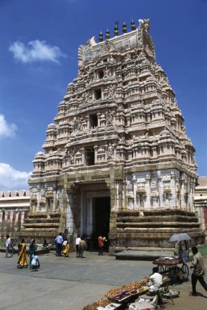 Photo for Sri Ranganathaswamy temple built in 894 AD, Srirangapattana, Karnataka, India - Royalty Free Image