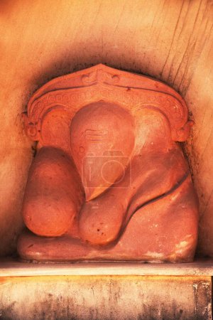 Replik Siddhivinayak Siddhatek ganesh Statue Hedvi Ratnagiri Maharashtra Indien Asien