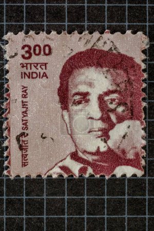 Foto de Satyajit ray, sellos postales, india, asia - Imagen libre de derechos
