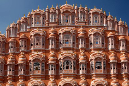 Téléchargez les photos : Bâtiment du patrimoine Hawa Mahal ; Jaipur ; Rajasthan ; Inde - en image libre de droit