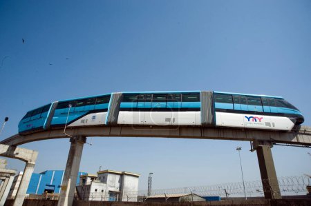 Photo for Monorail mumbai Maharashtra India Asia - Royalty Free Image