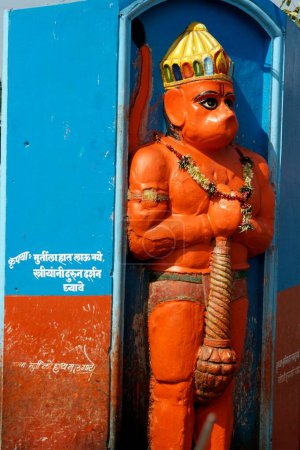 Téléchargez les photos : Statue du Seigneur Hanuman à Panchvati ; Nasik ; Maharashtra ; Inde - en image libre de droit