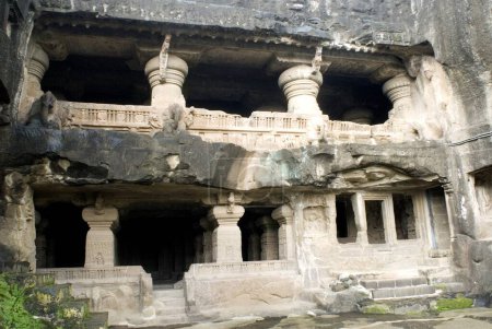 Photo for Exterior view of Ellora caves ; Aurangabad ; Maharashtra ; India - Royalty Free Image