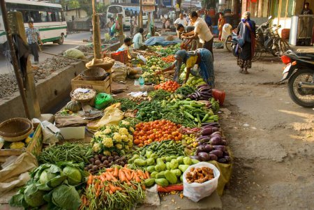 Foto de Tiendas de verduras, Guwhati, Assam, India - Imagen libre de derechos