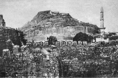 Photo for Daulatabad fort, aurangabad, maharashtra, india, asia - Royalty Free Image