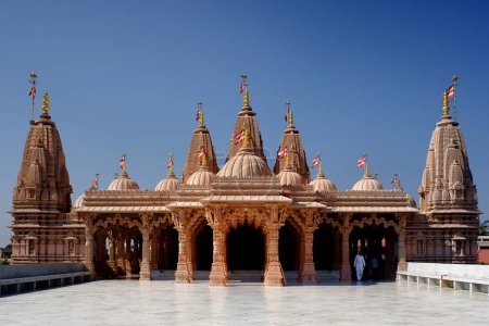 Photo for Heritage ; BAPS ; Swaminarayan temple ; district Junagadh ; Saurashtra ; Gujarat ; India - Royalty Free Image
