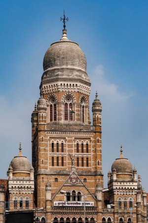 Photo for Municipal corporation building, mumbai, maharashtra, india, asia - Royalty Free Image