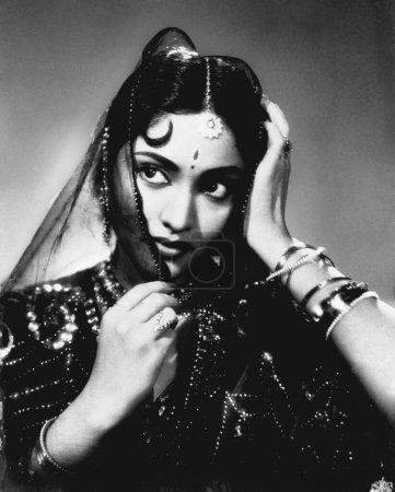 Photo for Indian Bollywood actress Vyjayanthimala, India, Asia, 1955 - Royalty Free Image