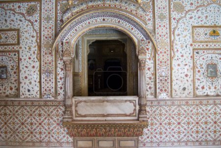 Palais dans le fort Junagarh ; Bikaner ; Rajasthan ; Inde