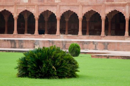 Taj mahal ; garden area ; Agra ; Uttar Pradesh ; India