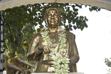 Photo for Statue of late Meenatai thackeray mumbai maharashtra India - Royalty Free Image