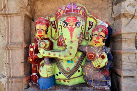 Ganesh at kumbha shyam temple chittorgarh rajasthan india Asia