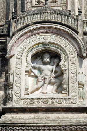 Photo for Hanuman on the dome of shree Laxmi Narsihapur ; Taluka Indapur ; District Pune ; Maharashtra ; India - Royalty Free Image