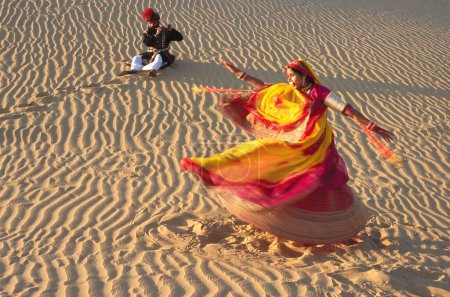 Foto de Rajasthani Danza popular, rajasthan, India - Imagen libre de derechos