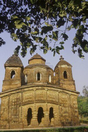 Téléchargez les photos : Temple Shyam Rai en terre cuite ; Bishnupur ; Bengale occidental ; Inde - en image libre de droit