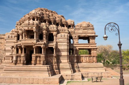 Téléchargez les photos : Temple Saas au fort Gwalior, Madhya Pradesh, Inde - en image libre de droit