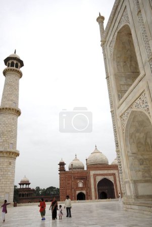 Photo for Front facade of Taj mahal ; Agra ; Uttar Pradesh ; India - Royalty Free Image