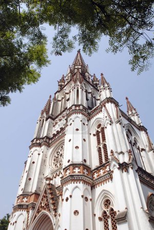 Die 1840 erbaute Kirche Unserer Lieben Frau von Lourdes ist die Nachbildung der Basilika von Lourdes; Tiruchirappalli; Tamil Nadu; Indien