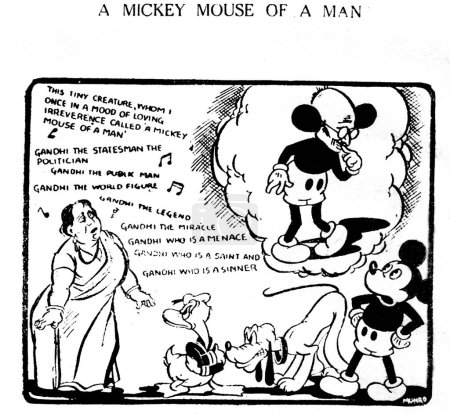 Photo for A Mickey Mouse of a Man, Civil & Military Gazette, October 1932 - Royalty Free Image