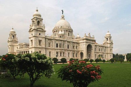 Photo for Victoria Memorial Hall , Calcutta Kolkata , West Bengal , India - Royalty Free Image