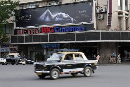 Photo for Metro cinemas hall theatre Mumbai Maharashtra India Asia July 2012 - Royalty Free Image