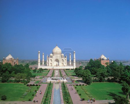 Téléchargez les photos : Taj mahal, agra, uttar pradesh, Inde, asie - en image libre de droit