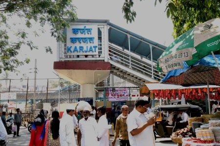 Téléchargez les photos : Karjat gare, thane, maharashtra, Inde, Asie - en image libre de droit