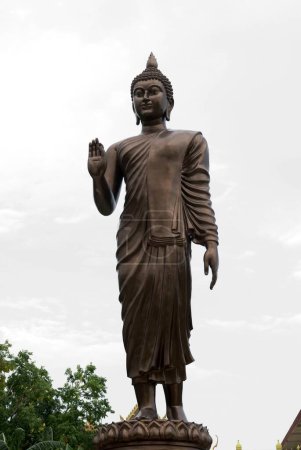 Photo for Buddha statue at Mahabodhi temple ; Bodhgaya ; Bihar ; India - Royalty Free Image