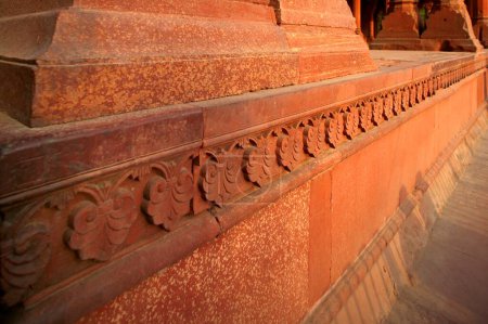 Fuerte rojo Diwan-l-Aam 1648 AD, vieja Delhi, India