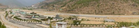 Foto de Paro aeropuerto Bután, asia - Imagen libre de derechos