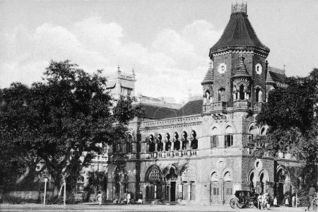 Photo for Old vintage photo of Alexandra native Girls institute mumbai maharashtra India - Royalty Free Image